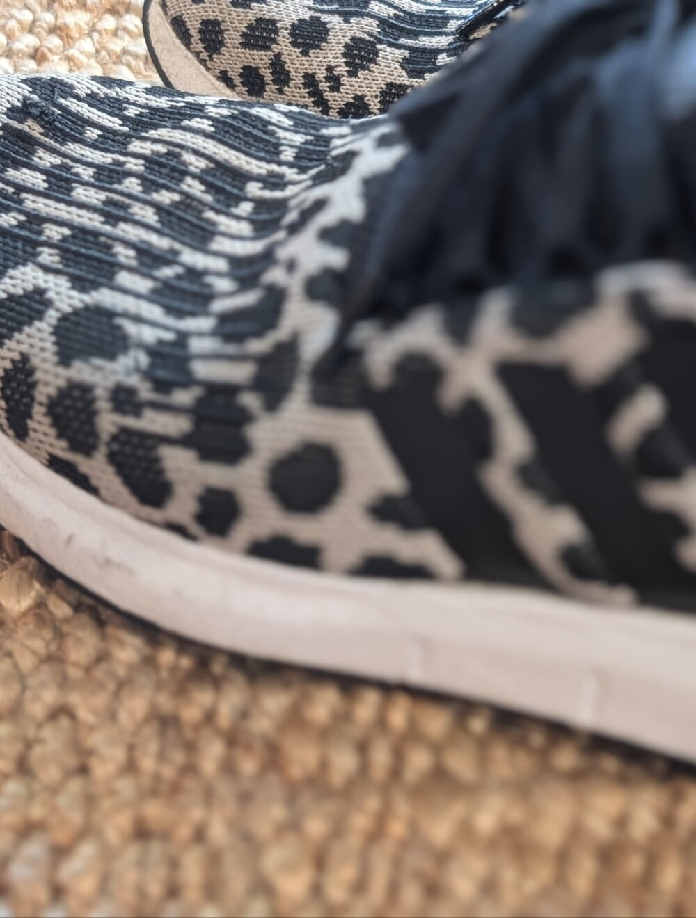 Adidas Black and White Leopard Sneakers - REDUCED Shipping🚢 - Picture 6 of 8